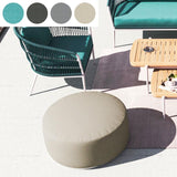 Dara stool round with 80cm diameter - 40cm high outdoor textile with stainless steel base