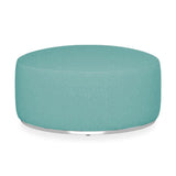 Dara stool round with 80cm diameter - 40cm high outdoor textile with stainless steel base