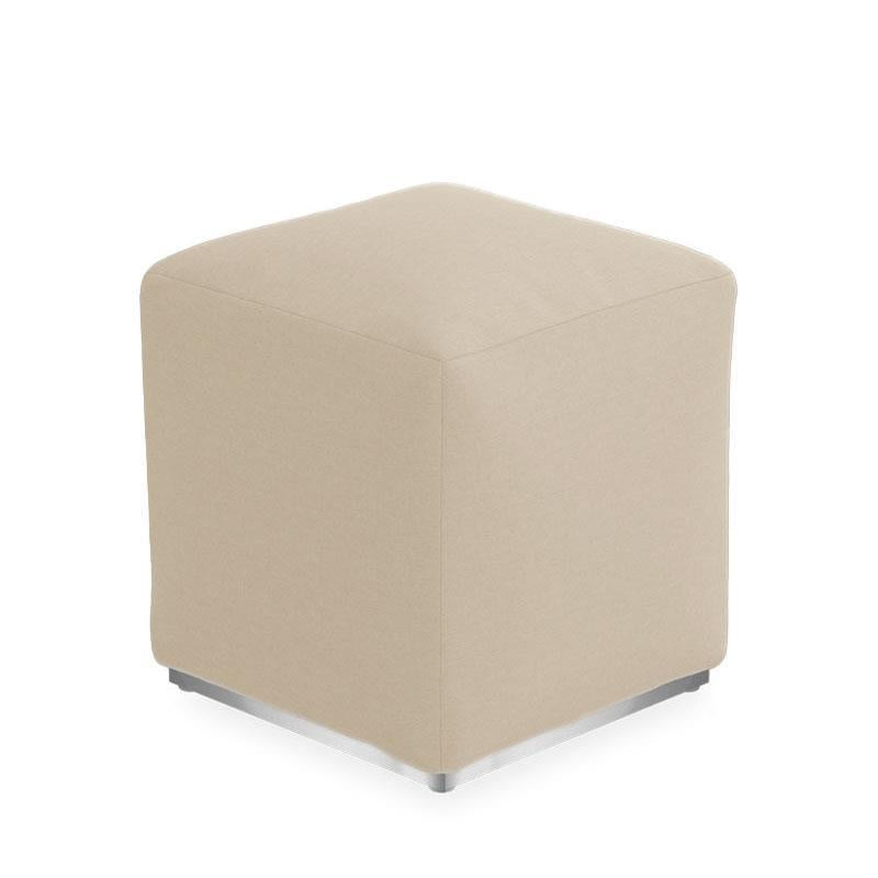 Dara stool square 40x40cm - 40cm high outdoor textile with stainless steel base