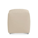 Dara stool square 40x40cm - 40cm high outdoor textile with stainless steel base