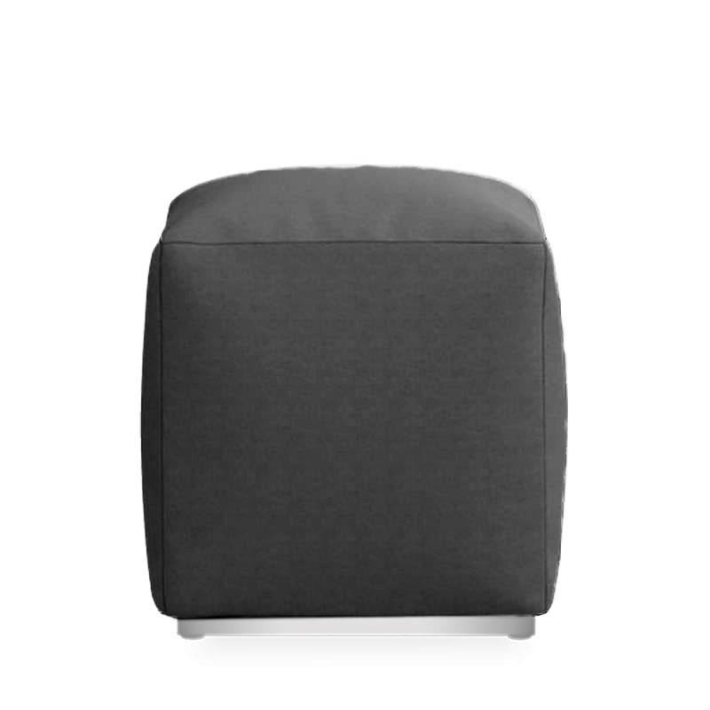 Dara stool square 40x40cm - 40cm high outdoor textile with stainless steel base