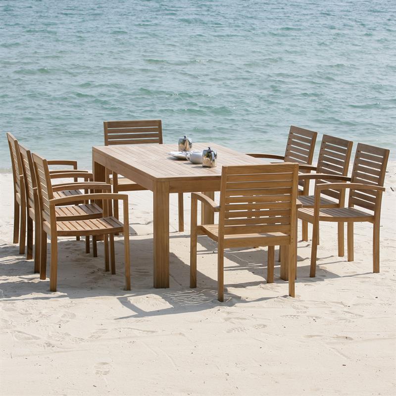 Trent Stacking Chair - Certified Teak GRADE A