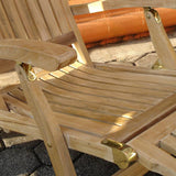 Elegance Deckchair 2er Set inkl. Auflagen in Sunproof mit Nackenkissen