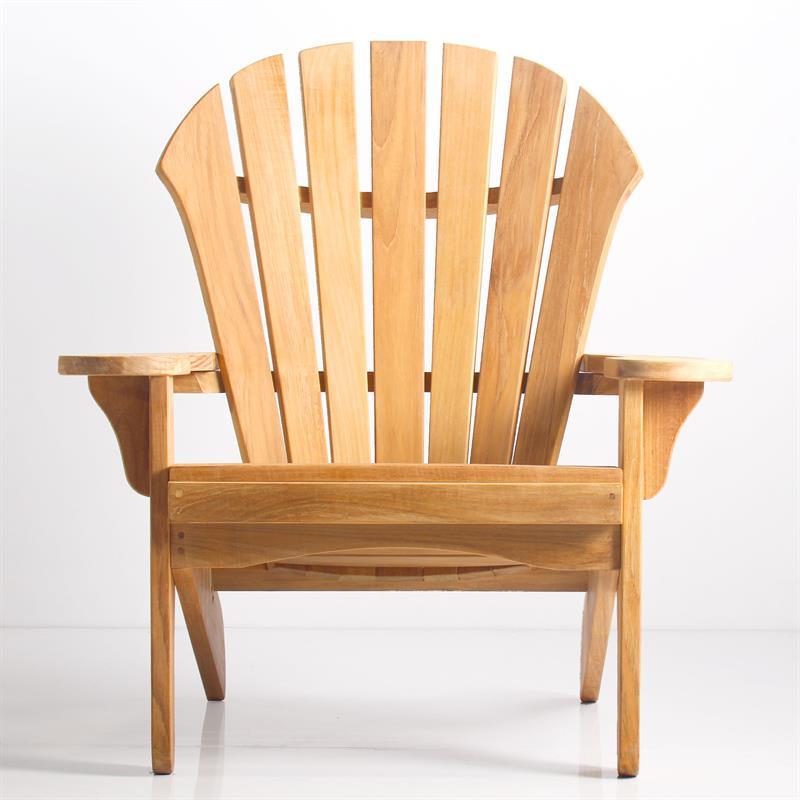 Fauteuil américain Adirondack en teck