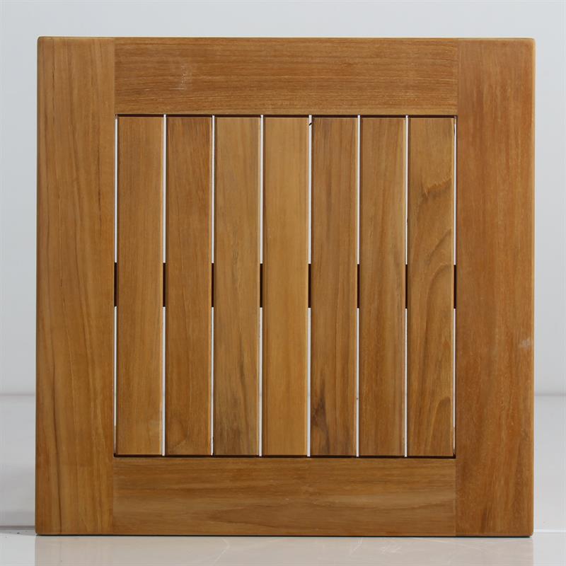 Briston Beistelltisch 45x45x50cm zertifiziertes Teak Grade A mit 6x6 cm Tischbeinen