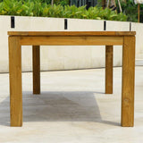 Dusun Esstisch 240 x 100 x 77 cm aus Recycle Teak - Beine: 9x9cm, Unterzug: 7cm, Tischplatte: 3cm