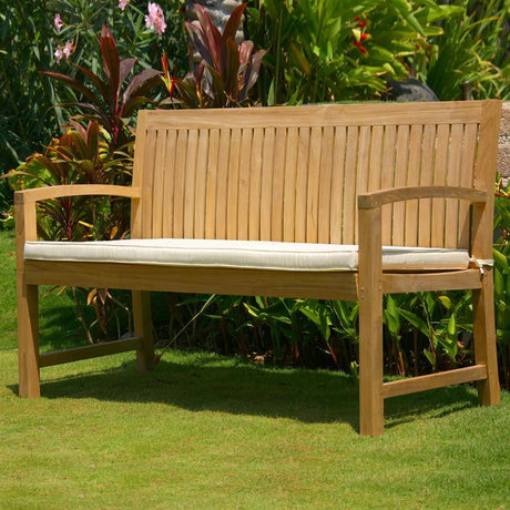 Banc de jardin Elégance 150 cm - Teck certifié GRADE A