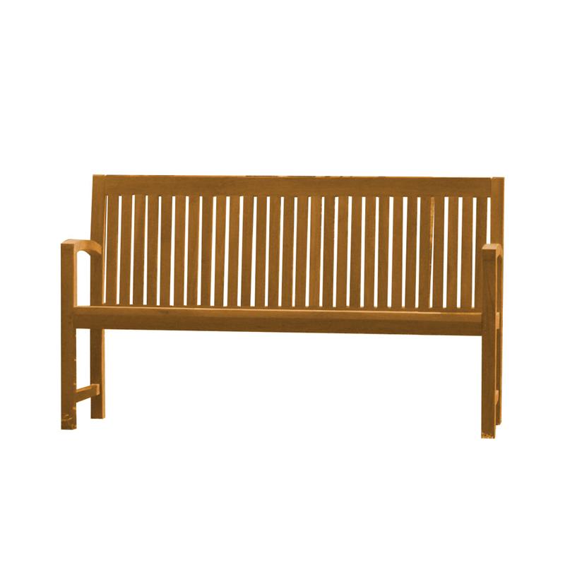 Elegance garden bench 150 cm - certified teak GRADE A