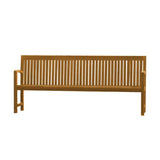 Elegance garden bench 200 cm - certified teak GRADE A