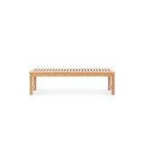 Banc de jardin Elégance sans dossier 150 cm - Teck certifié GRADE A