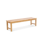 Elegance garden bench without backrest 150 cm - Certified teak GRADE A