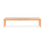 Banc de jardin Elegance sans dossier 200 cm - Teck certifié GRADE A