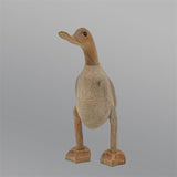 Canard « Ammelie » - petit debout beige-marron sans chaussures