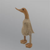 Canard « Ammelie » - petit debout beige-marron sans chaussures