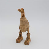 Canard « Bruno » - petit montant beige-marron avec chaussures