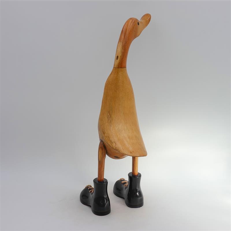 Duck »Charlotte« - large brown upright with black shoes