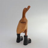 Duck »Celina« - small brown upright with black shoes