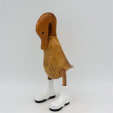 Duck »Paulina« medium brown upright with lowered head