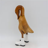 Duck »Paulina« medium brown upright with lowered head