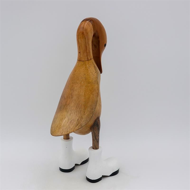 Duck »Paulina« medium brown upright with lowered head