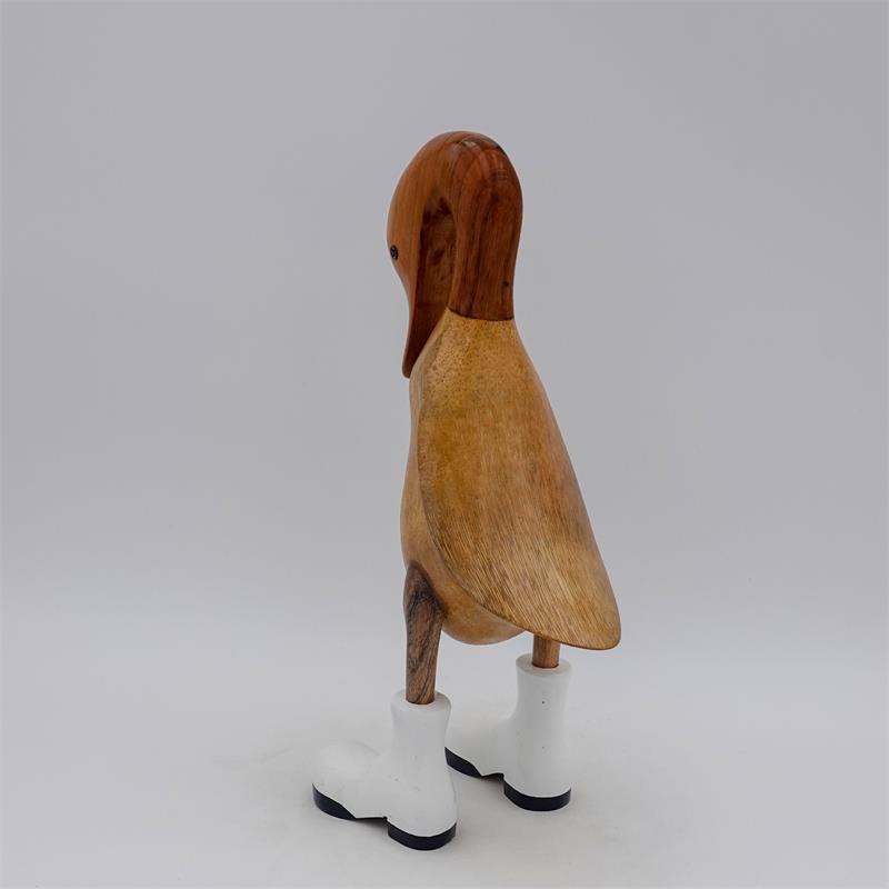 Duck »Penelope« small brown upright with lowered head