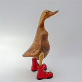 Canard "Claudia" - chaussures montantes rouges marron moyen