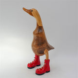 Canard "Claudia" - chaussures montantes rouges marron moyen