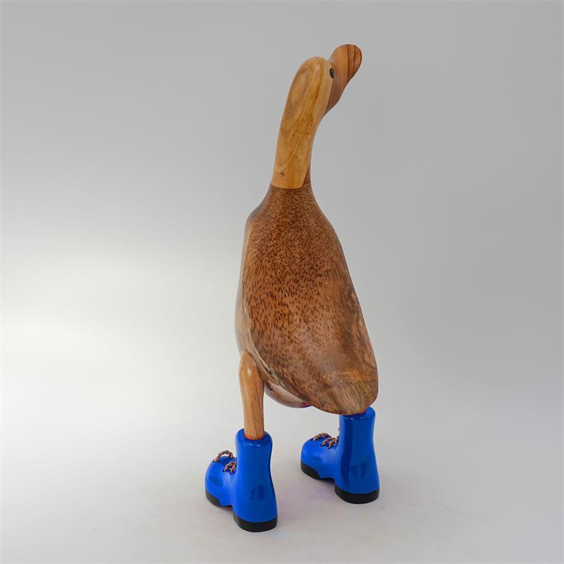 Canard « Klaas » montant marron moyen avec chaussures bleues