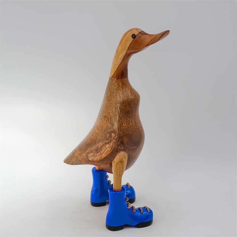 Canard « Klaas » montant marron moyen avec chaussures bleues