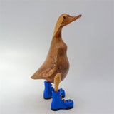 Duck »Klaas« medium brown upright with blue shoes