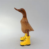 Duck »Jule« small brown upright with yellow shoes