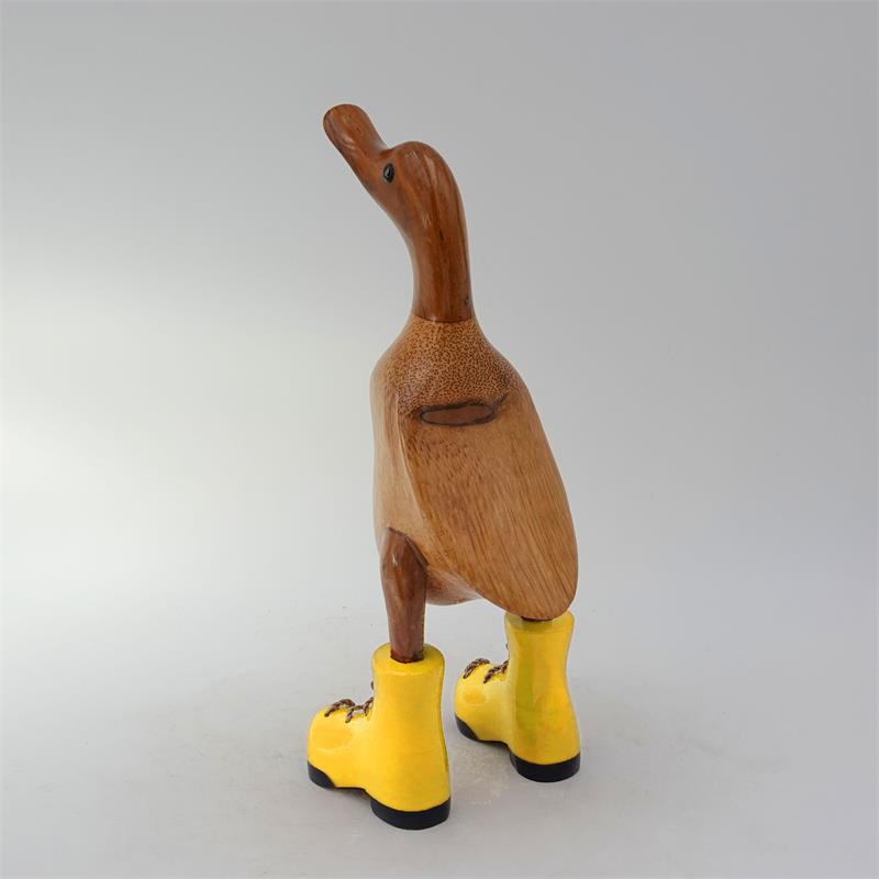 Duck »Jule« small brown upright with yellow shoes