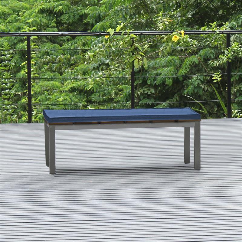 Bench cushion for bench without backrest 130x45 cm Sunproof