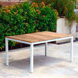 Fides Color Bank Set 150/2/2 consisting of table 150 x 100 with 2 garden benches and 2 side tables/stools