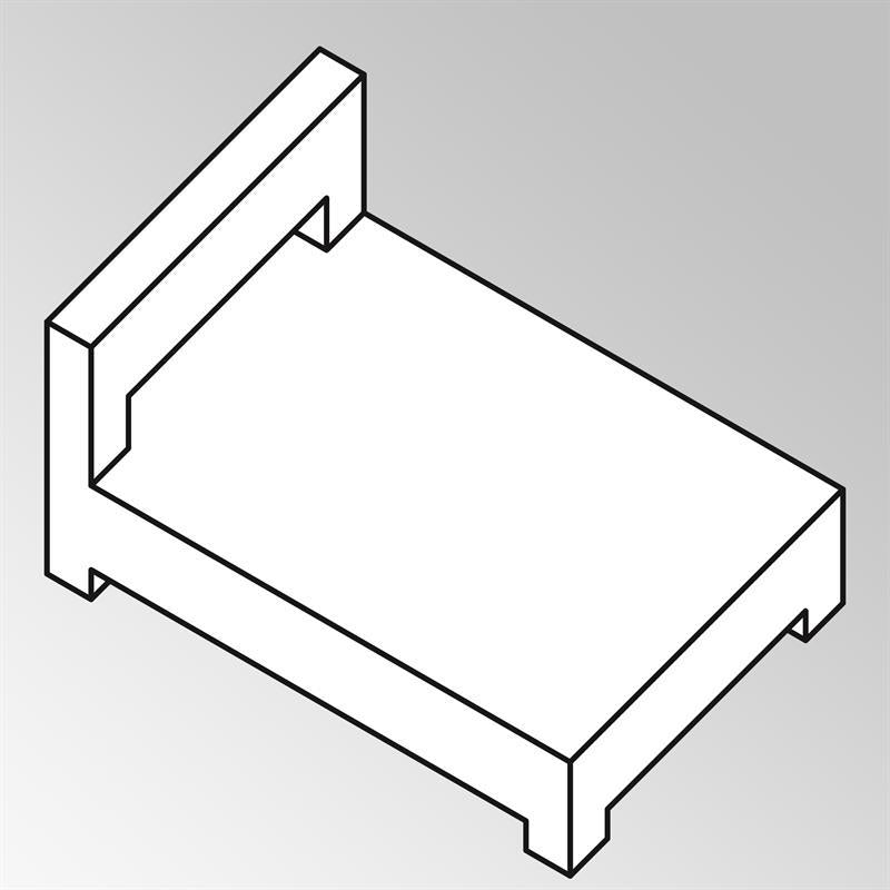 FLEXI Polsterset Mittelmodul XL Nagata 13 cm dick Nagata auch für Side Seater