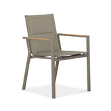 Gazelig stacking chair 60 x 64 x 88 cm aluminum and Batyline