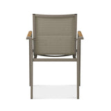 Gazelig stacking chair 60 x 64 x 88 cm aluminum and Batyline