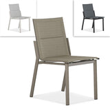 Gazelig Dining Chair 50.5 x 64 x 88 cm Aluminium and Batyline