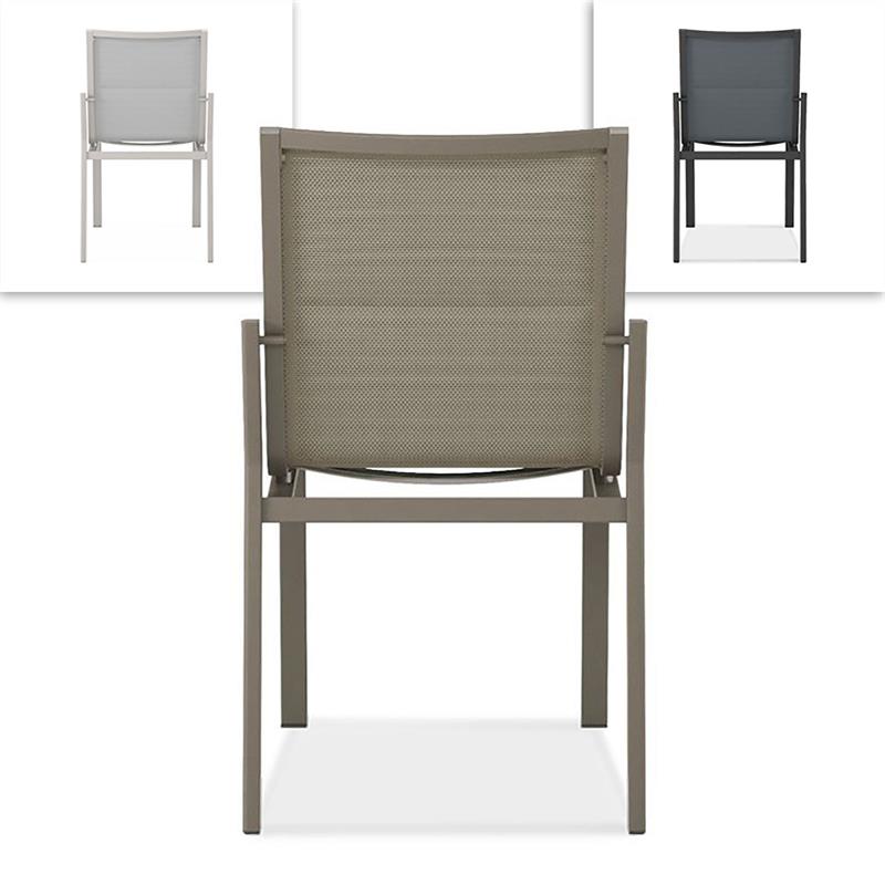 Gazelig Dining Chair 50.5 x 64 x 88 cm Aluminium and Batyline