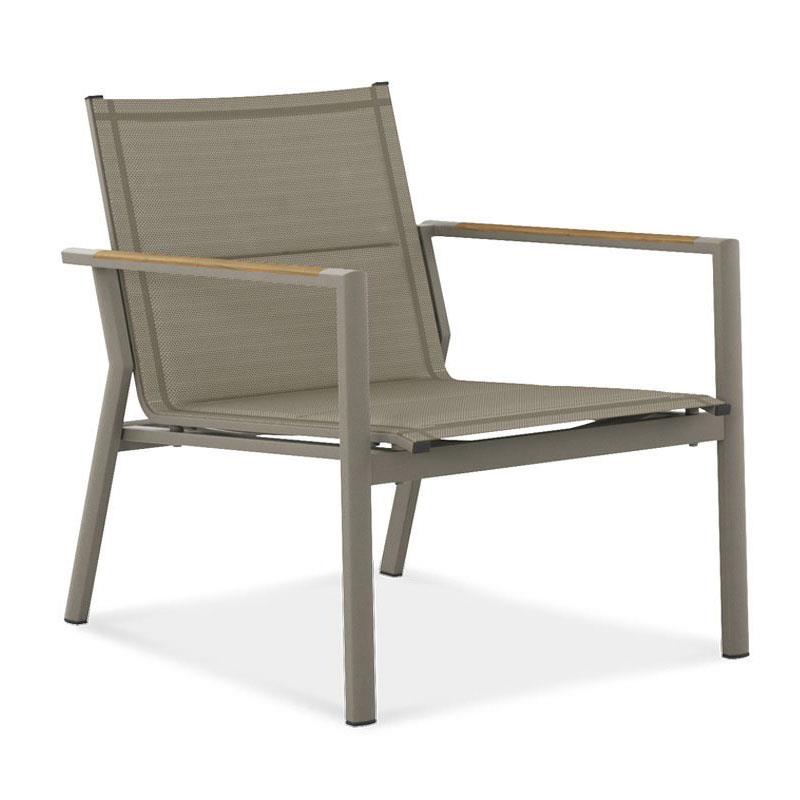 Gazelig Armchair 1 Seater 70 x 77x 80cm Aluminium and Batyline