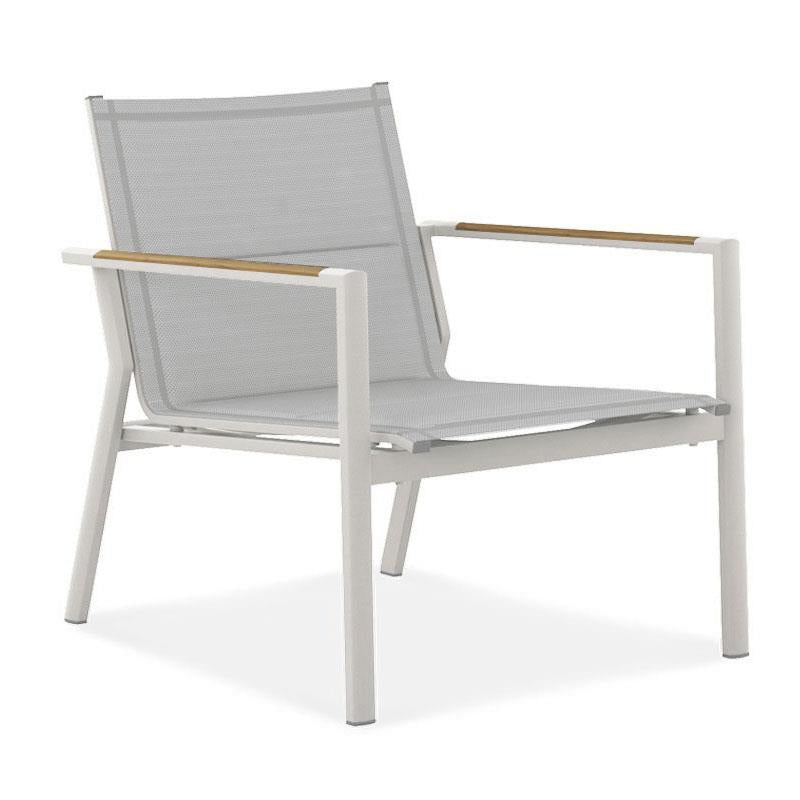 Gazelig Armchair 1 Seater 70 x 77x 80cm Aluminium and Batyline