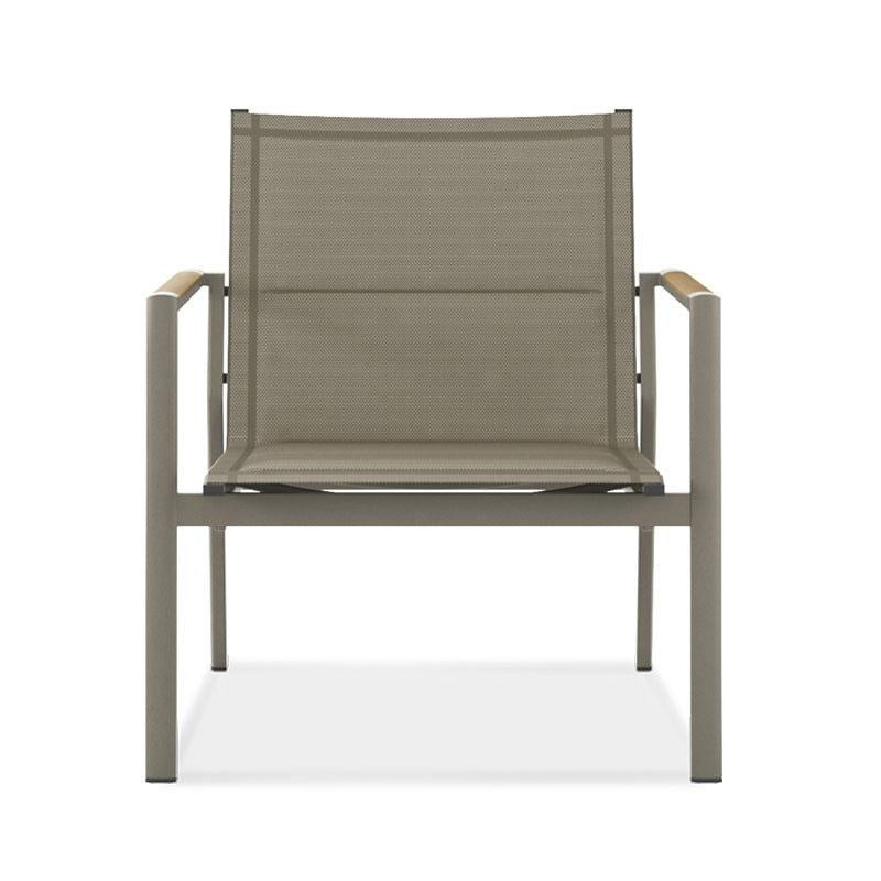 Gazelig Armchair 1 Seater 70 x 77x 80cm Aluminium and Batyline