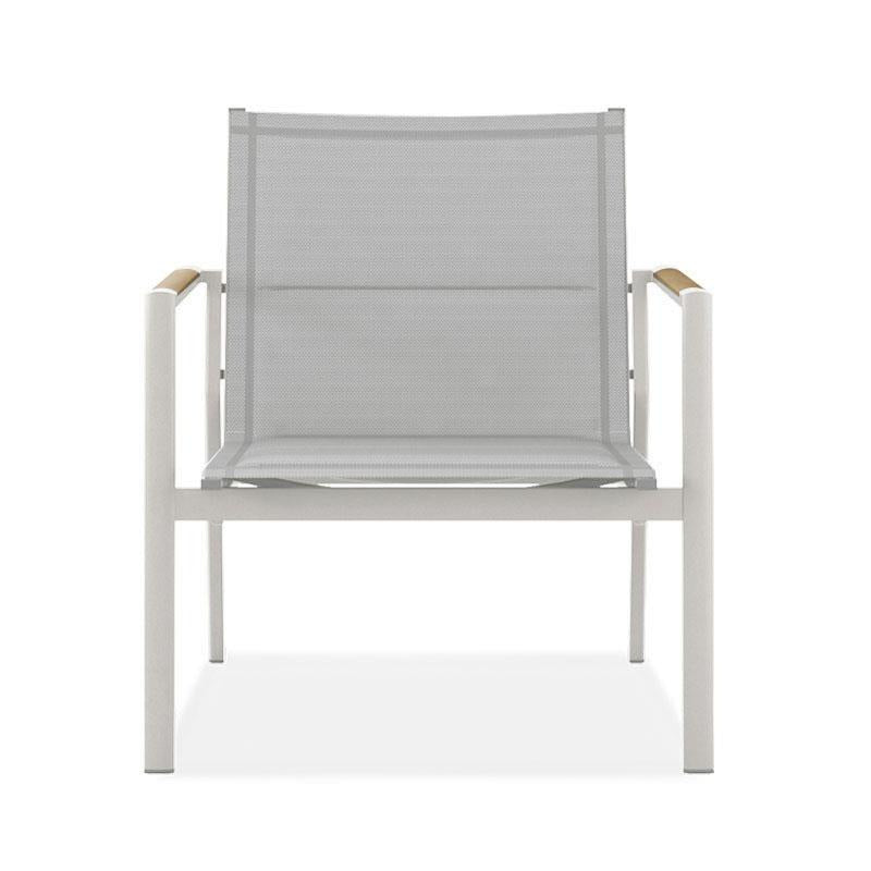 Gazelig Armchair 1 Seater 70 x 77x 80cm Aluminium and Batyline