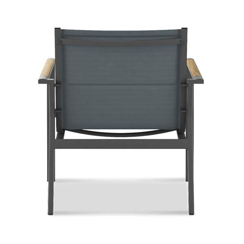 Fauteuil Gazelig 1 place 70 x 77x 80cm aluminium et Batyline