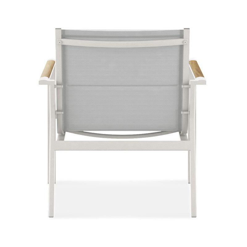 Gazelig Armchair 1 Seater 70 x 77x 80cm Aluminium and Batyline