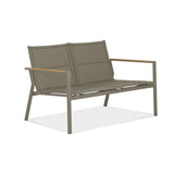 Gazelig Sofa 2-seater 124.7 x 77 x 80cm Aluminium and Batyline