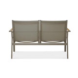 Gazelig Sofa 2-seater 124.7 x 77 x 80cm Aluminium and Batyline