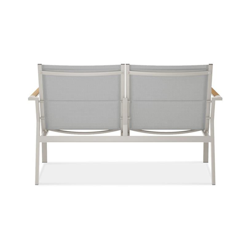 Gazelig Sofa 2-seater 124.7 x 77 x 80cm Aluminium and Batyline