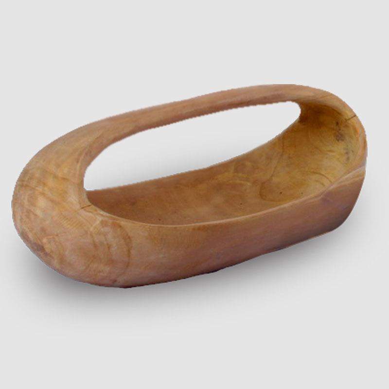 Teak bowl "Han" large with handle