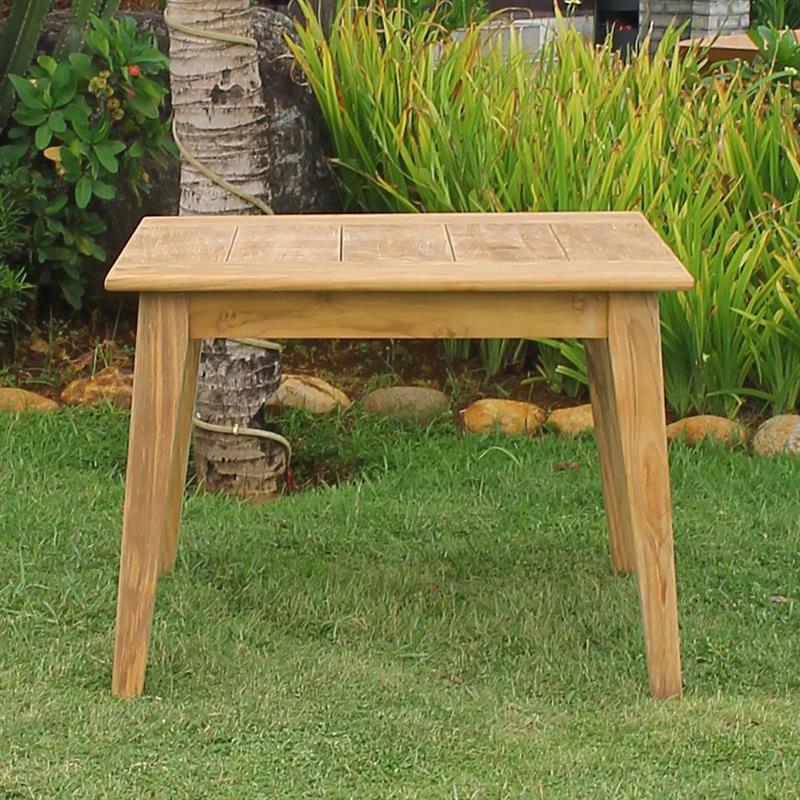 Piedra Dining Table 100 x 100 x 75cm Certified Teak GRADE A